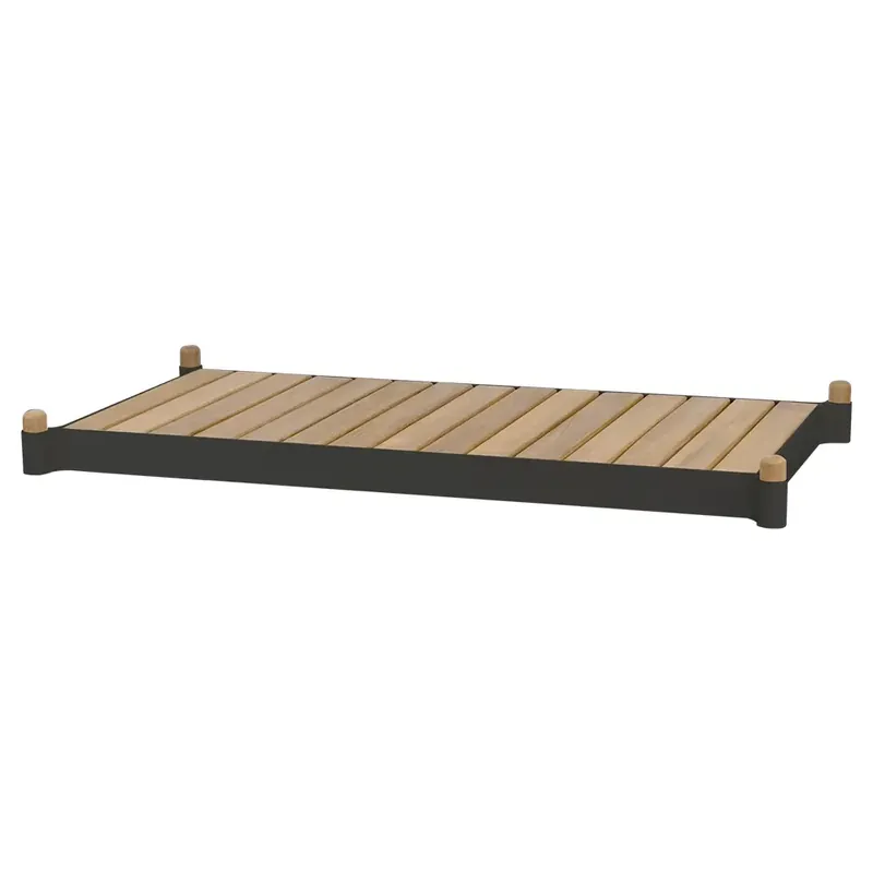 Sticks planter bänk Teak/lava grey I lager